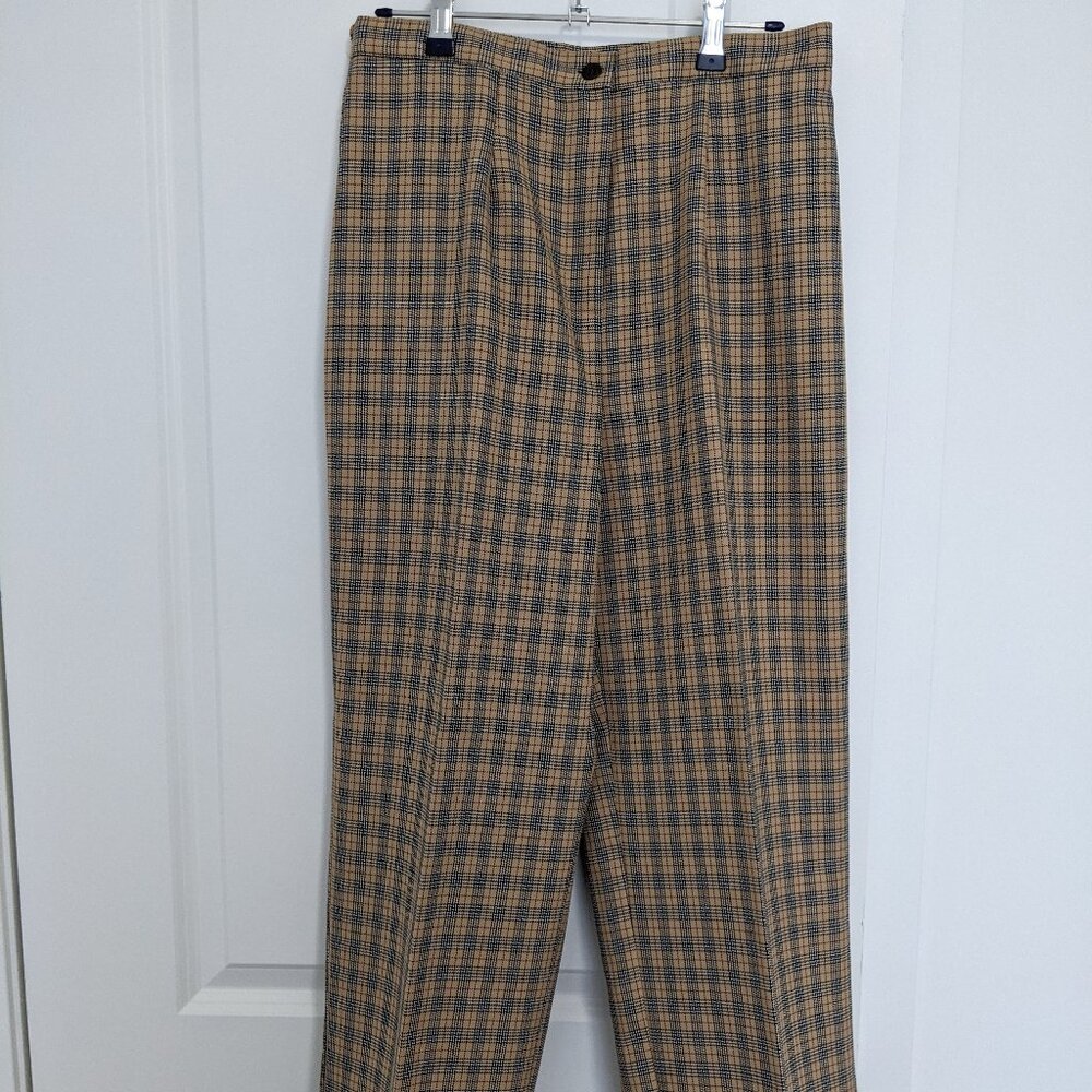 Vintage Plaid Trouser